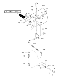 Control Panel Assembly Diagram and Parts List for 1695375-6271500X43 2007 Briggs and Stratton Snow Blower